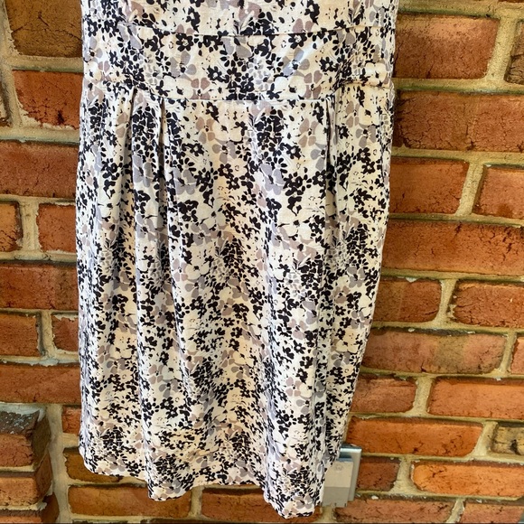 Vila Clothes Sleeveless Linen Blend Dress Floral L - Picture 4 of 8